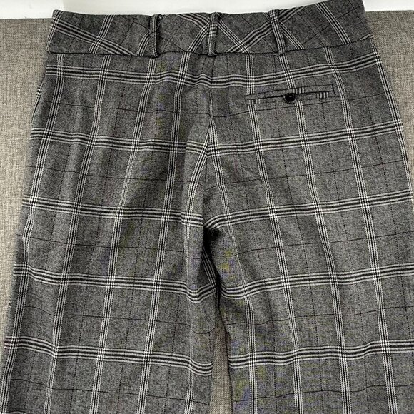 Speechless Plaid Pants Flare Gray Junior 9 Low Rise Office, School, Business Wea - Picture 13 of 14